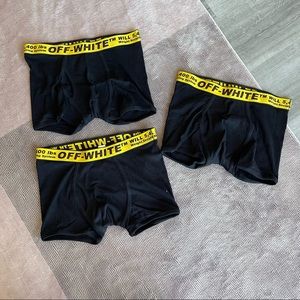 Off White Tripack Industrial Boxers - Large
